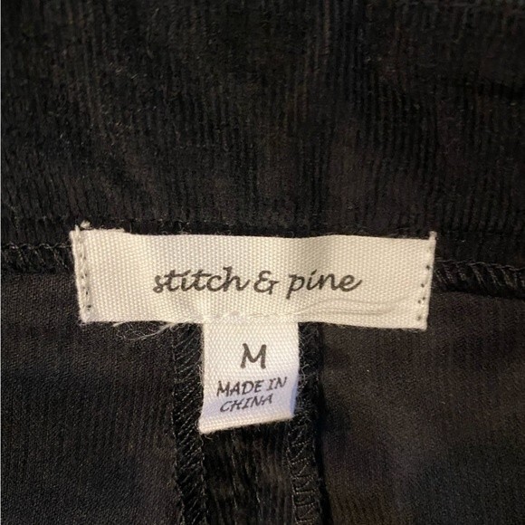 Juniors New Black corduroy pleated skirt by Stitch back to school size Med. - Picture 3 of 7